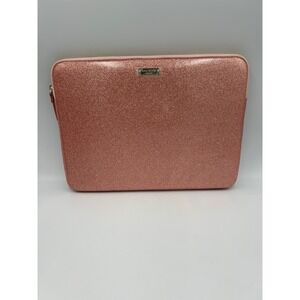 Kate Spade Rose Gold‎ Glitter Padded Tablet Sleeve iPad Case Zip Cover